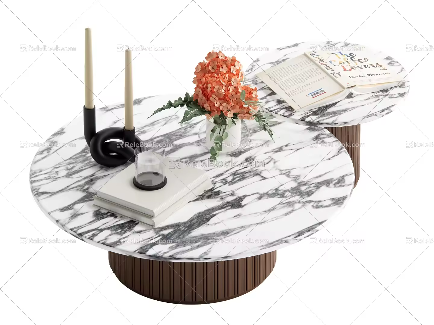 Modern tea table 3d model