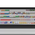 Supermarket Department Store Shelves With Various Products And Multi layer