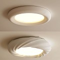 Modern cream wind ceiling lamp 3d model