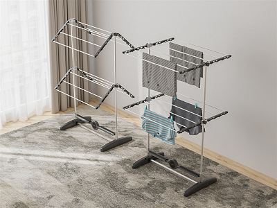 Modern Drying Rack Foldable Floor Drying Rack model