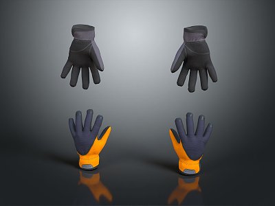 Gloves Handguard Realistic Model Cartoon Model PBR Model Game Model Game Items 3d model