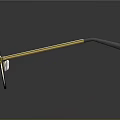 Stylish Round Eyeglasses With Black And Gold Frame For Fashionable Appearance