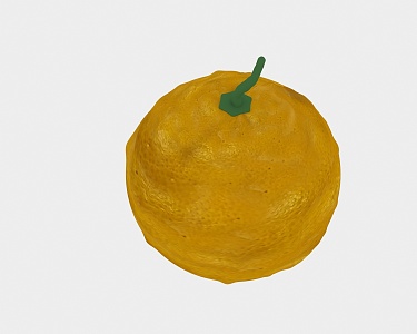 kitchen fruit orange 3d model