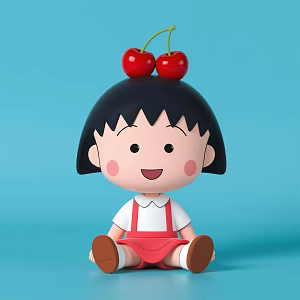Cherry Maruko 3d model
