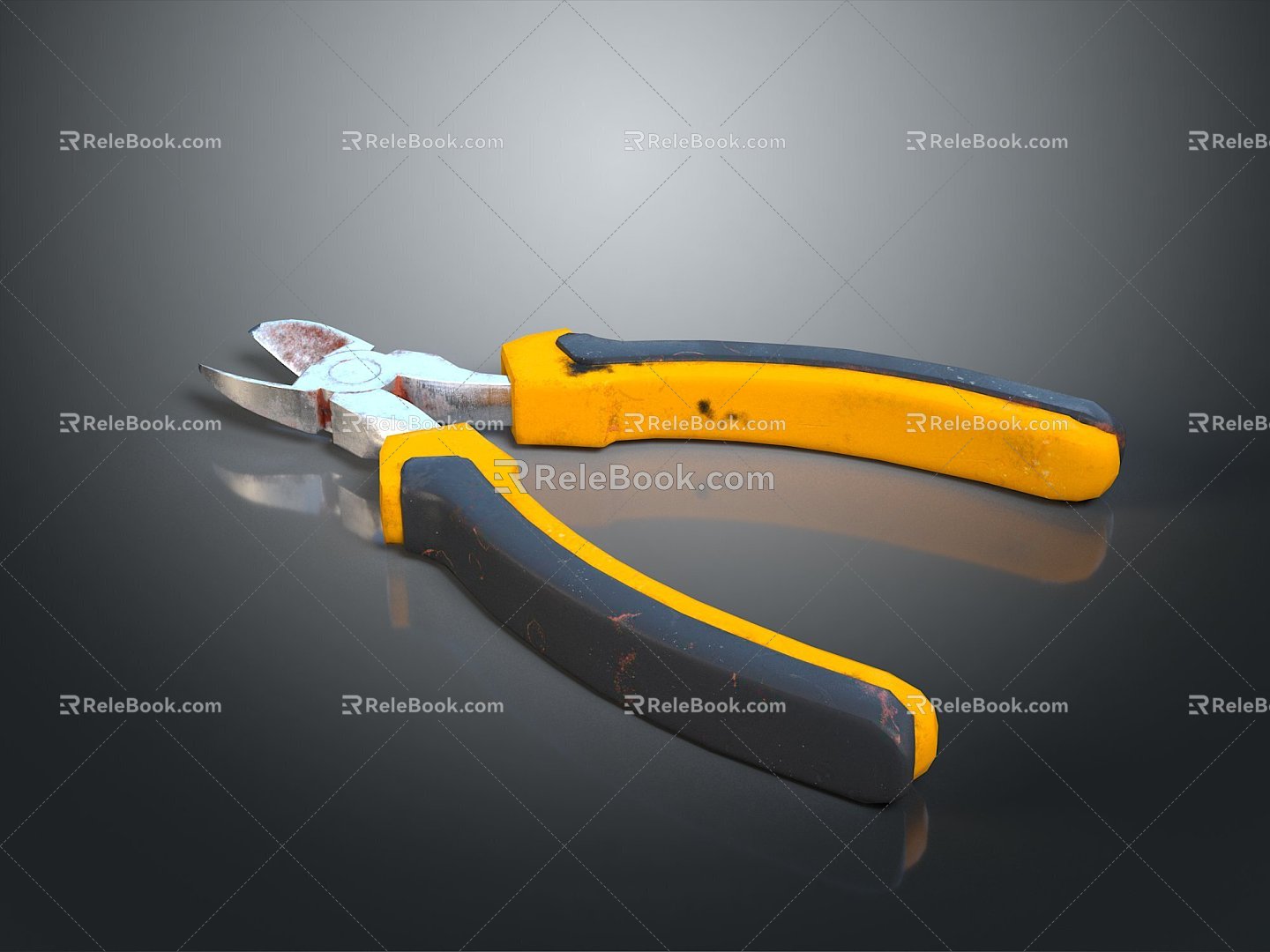 Pipe pliers vise vise bench vise wrench wrench tool hardware tool processing tool furniture 3d model