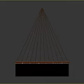 Stylish Modern Hammock Design With Vibrant Orange Stripes And Strong Suspension Ropes