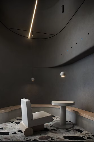 Industrial LOFT Cafe 3d model