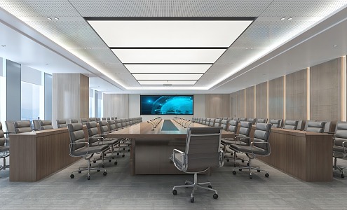 Conference Room Report Hall 3d model