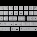 Various Modern Switch Panels With Sockets And Functional Designs For Home Use