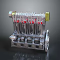 Precision Machined Automotive Engine Component Featuring Cylinders Valves Camshaft And Durable Design