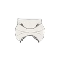 Modern Single Sofa Minimalist Art Creative Single Sofa 3d model