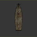 Traditional Chinese Junk Boat With Red Sails Black Hull And Wooden Deck
