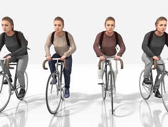 sports cycling 3d model