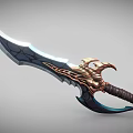 Big Sword Big Sword Hand-painted Big Sword Cartoon Big Sword Dragon Slayer Big Sword Magic Big Sword Magic Big Sword Magic Dragon Big Sword Low Face Number Low Model Simple Model Style 3d model