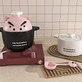 cartoon pot pig pot 3d model