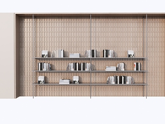 Modern Bookshelf 3d model