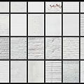 White Wall Decor With Various Textures Sample Display For Interior Design