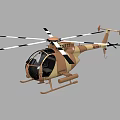 Brown And Beige Helicopter Model With Twin Rotor Transparent Cockpit Design