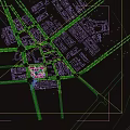 Aerial Planning of Urban Development With High Rise Buildings Roads and Green Areas