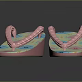 Cute Floral Print Flip Flops with Pastel Pink Straps and Colorful Accents