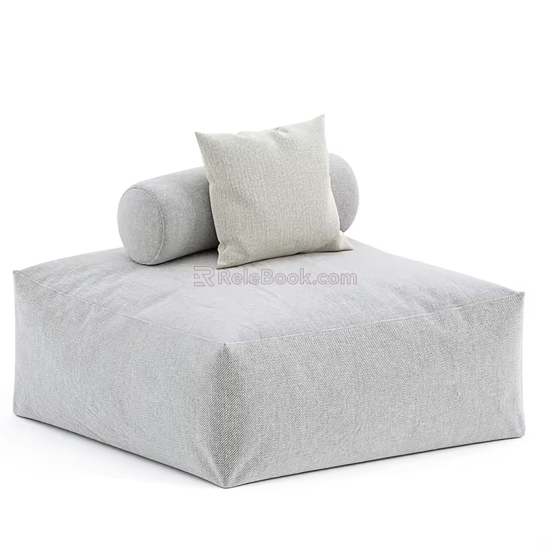 Modern Lazy Sofa 3d model