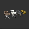 Modern Office Chair Collection With Multiple Colors And Various Base Designs