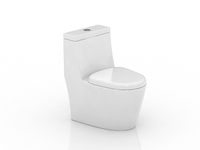 Modern toilet seat 3d model