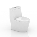 Modern toilet seat 3d model