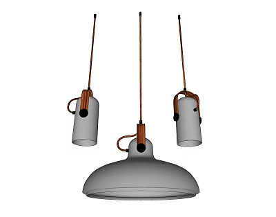 Modern chandelier 3d model