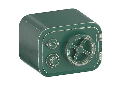 Vintage Safe Vintage Safe Vintage Safe Vintage Safe Vintage Safe 3d model