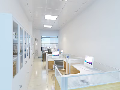 modern public office area office 3d model modern public office area office 3d model