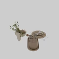 Minimalist Tableware Set With Teapot Cups Tray Vase Egg Bowl And Plates
