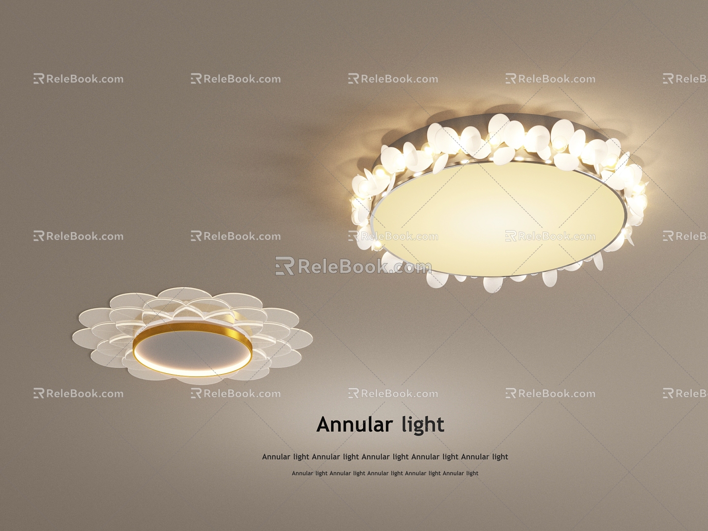 French cream wind ceiling lamp model