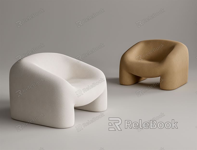 Modern Single Sofa Lazy Sofa model