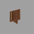 Rustic Stacked Wood Logs With Natural Texture And Round Cross Sections