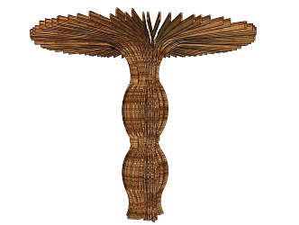 Modern pillar decoration column 3d model
