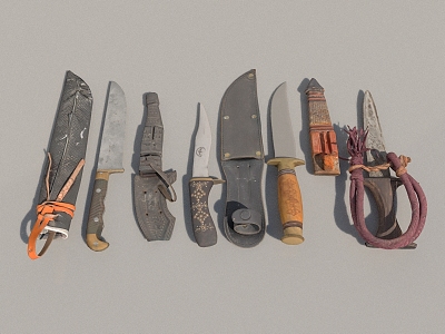 daily necessities knife weapon 3d model