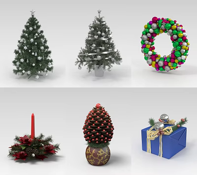 Modern Festival Jewelry 3d model Modern Festival Jewelry 3d model