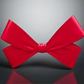 Red Satin Bow Tie Elegant Fashion Accessory for Formal Outfit Wear Stylish Look