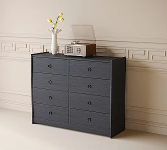 French Entrance Cabinet Shoe Cabinet Side Cabinet 3d model
