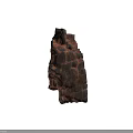 Highly Detailed 3D Rock Model With Rough Surface And Natural Texture Structure