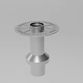 High Quality Metal Industrial Equipment With Circular Top Precision Holes And Cylindrical Structure