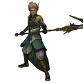 Modern Game Character Three Kingdoms Unparalleled Character Man 3d model