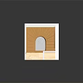 Detailed Three Story Architectural Model With Wooden Stairs And Balcony Floors