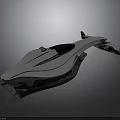 Sleek Silver Futuristic Concept Car With Aerodynamic Design And Smooth Body Surface