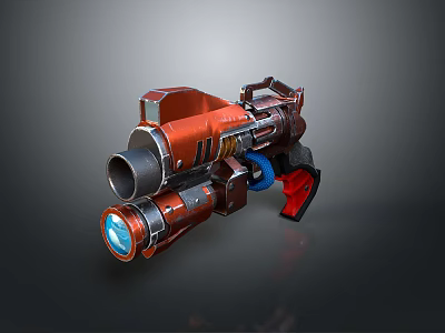 Sci-fi gun future weapon electronic design combat equipment high-tech games sci-firearms 3d model