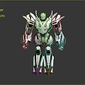 Modern Robot Mech Warrior Mech Soldier Machine Battlearm Mechanical Battlearm 3d model