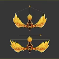 Crossbow Mechanical Crossbow Shift Bow and Arrow Shoot Far Equipment Weapons High-tech Crossbow 3d model