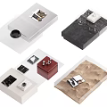 Elegant Modern Coffee Table Designs with Various Materials and Decorative Items
