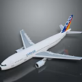 Detailed Space Shuttle Model With White Body Blue Tail And SAS Logo For Space Exploration